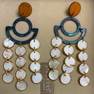 Mother of Pearl Statement Earrings x Free People